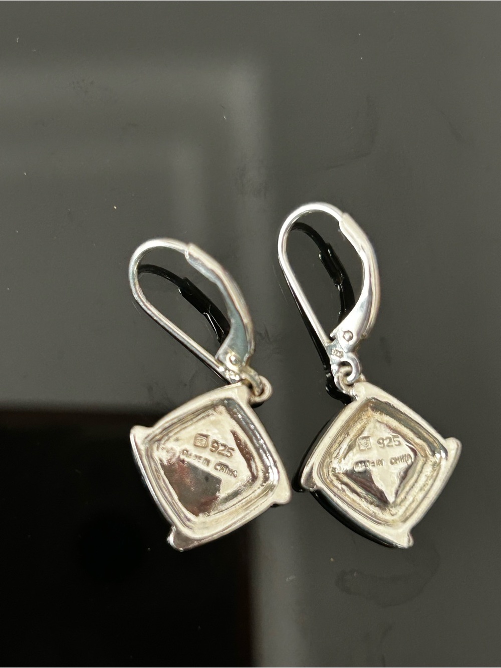 Vtg Whitney Kelly Sterling Silver 925 Blue Mosaic Opal Ring Size 8 Earrings set - Picture 12 of 12